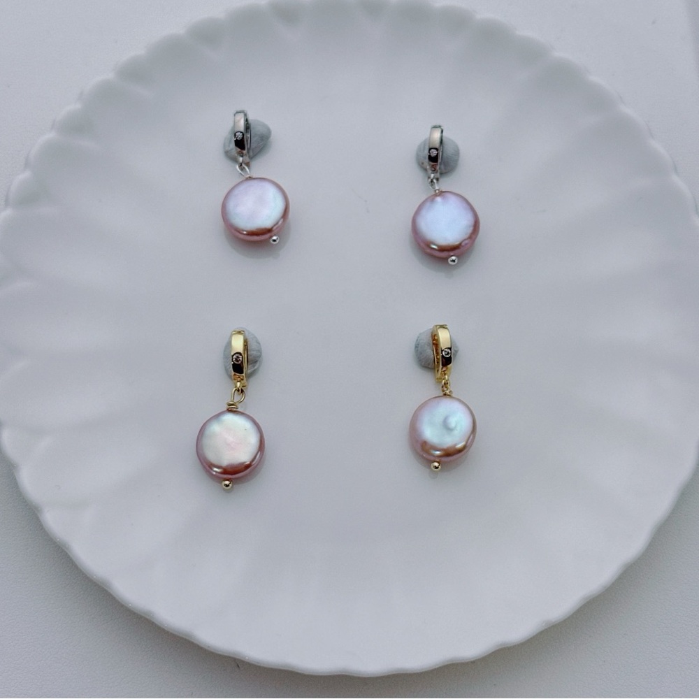 25BFP1 Black Friday Deal Handmade Coin Freshwater Baroque Pearl Pendant